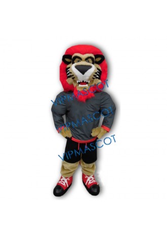 Domineering Lion Mascot Costume