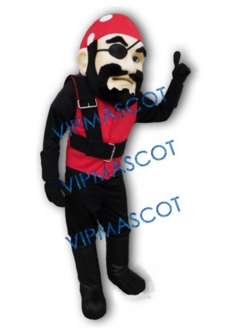 Stubborn Pirate Mascot Costume