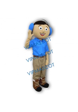 Happy Boy Mascot Costume