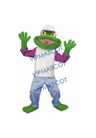 Happy Frog Mascot Costume