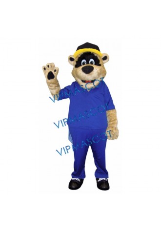 Friendly Bear Mascot Costume