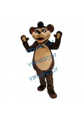 Safety Bear Mascot Costume