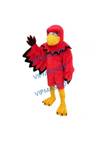 College Red Bird Mascot Costume