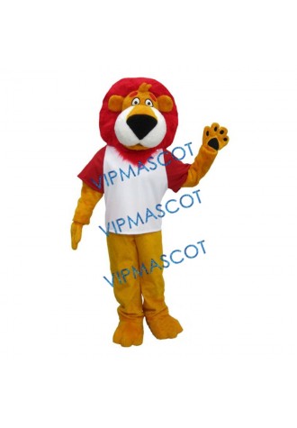 College Friendly Lion Mascot Costume