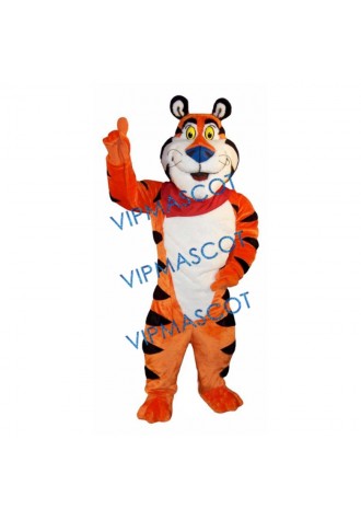 Handsome Charm Tiger Mascot Costume