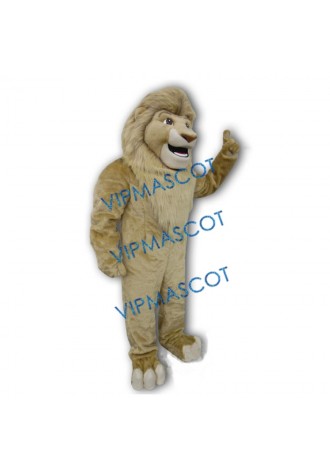 Handsome Tough Lion Mascot Costume