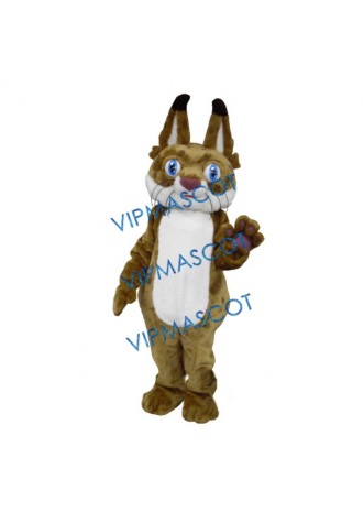 Cute Bobcat Mascot Costume