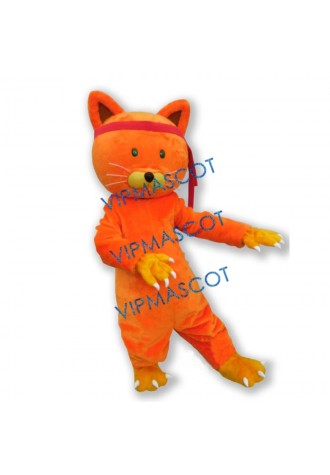 Ninja Cat Mascot Costume