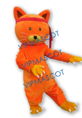 Ninja Cat Mascot Costume