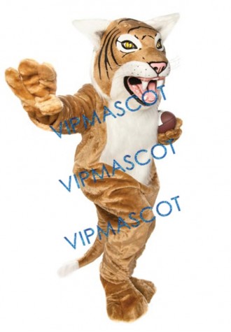 Tan Wildcat Mascot Costume