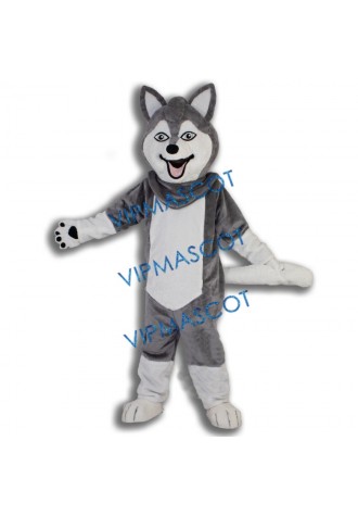 College Husky Mascot Costume